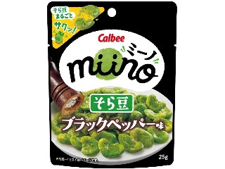 カルビー miino そら豆ブラックペッパー味