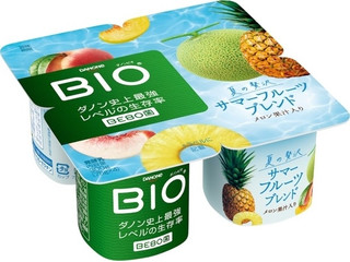 ダノン ダノンビオ ヨーグルト サマーフルーツブレンド メロン果汁入り