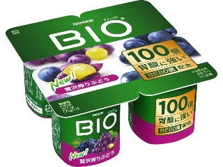 ダノンビオ ヨーグルト 贅沢搾りぶどう カップ75g×4