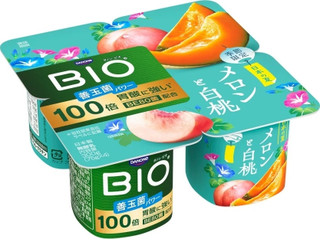 ダノン ダノンビオ ヨーグルト メロンと白桃