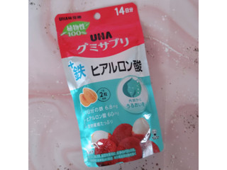 UHA味覚糖 グミサプリ 鉄＋ヒアルロン酸