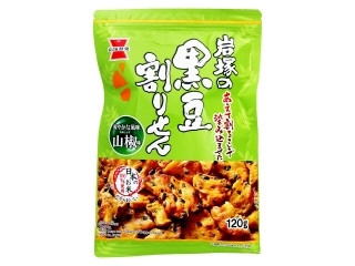 岩塚製菓 岩塚の黒豆割りせん 山椒味