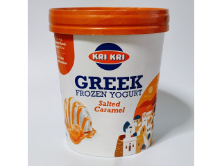 KRI KRI GREEK FROZEN YOGURT Salted Caramel