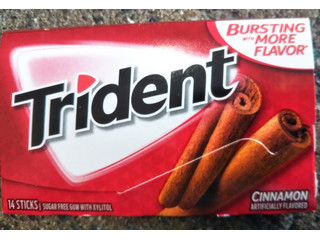 中評価】Trident Sugar FreeGum Cinnamon