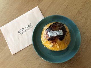 chick bagel かぼちゃみそクリームチーズ