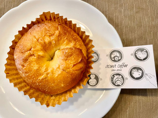 acona coffee 塩バターベーグル 商品写真