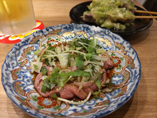 鳥ブラ レバ刺し