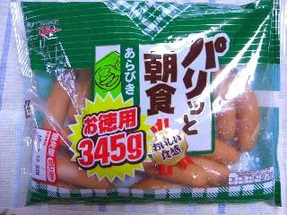グリコ パリッと朝食 あらびき お徳用