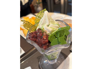 サンマルクカフェ 祇園辻利 濃密抹茶 parfait
