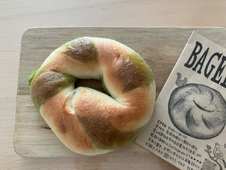 BAGEL U 桜あんと抹茶クリームチーズ