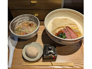 麺屋yoshiki 鴨クリーミー塩つけ麺蕎麦