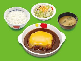 高評価】松屋 チーズハンバーグ定食の感想・クチコミ・商品情報【もぐ