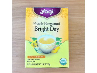 Yogi tea オーガニック ピーチベルガモット ブライトデー