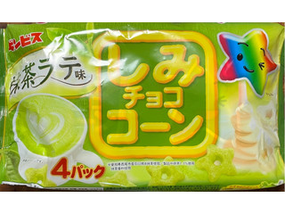 ギンビス しみチョココーン 抹茶ラテ