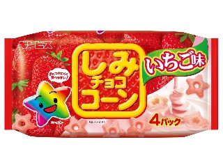 ギンビス しみチョココーン いちご味