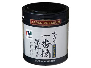 ニコニコのり 瀬戸内海産 一番摘原料使用 味のり 卓上 12切