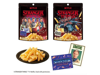 バンダイ Stranger Things ステッカーつきポテトスティック Wチーズ味