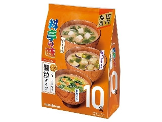 マルコメ フリーズドライ顆粒みそ汁 料亭の味アソート