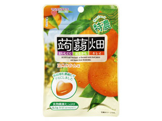 マンナンライフ ぎゅぎゅっと特濃 蒟蒻畑 温州みかん味 袋50gの