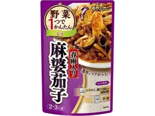 野菜1つでかんたん 春雨入り麻婆茄子