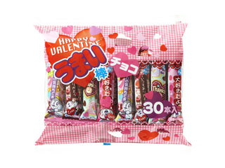 高評価 やおきん うまい棒 チョコ バレンタインパッケージ 袋30本のクチコミ 評価 カロリー情報 もぐナビ