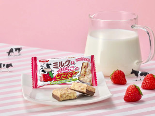 有楽製菓 ミルクないちごのサンダー