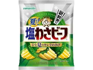 山芳製菓 ポテトチップス 夏限定！塩わさビーフ