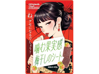 壮関 噛む果実感 梅干しのシート