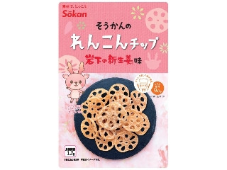 壮関 そうかんのれんこんチップ 岩下の新生姜味