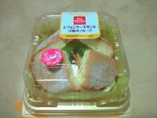 高評価】デイリーヤマザキ ベストセレクション シフォンケーキサンド3