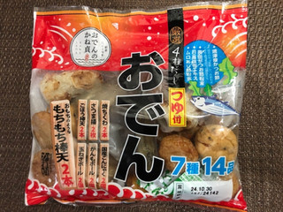 カネサダ 厳選4種だし つゆ付 おでん 7種14品