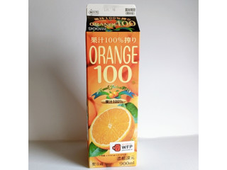 泉南乳業 果汁100％搾り ORANGE100（泉南乳業）クチコミ1