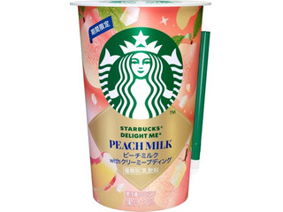 スターバックス DELIGHT ME ピーチミルク with クリーミープディング