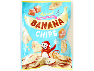 カルディ スライスバナナチップス 塩キャラメル