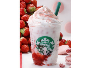 スターバックス ＃STRAWBERRYVERYMUCHFRAPPUCCINO 商品写真