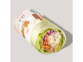 スターバックス 根菜チキン サラダラップ