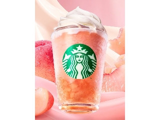 スターバックス ピーチ ＆ ピーチミルク フラペチーノ