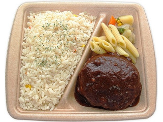 セブン-イレブン デミソースのハンバーグ＆ピラフ