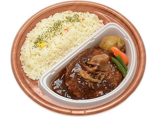 セブン-イレブン コク深いきのこデミソース鉄板焼ハンバーグ