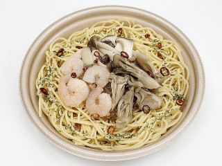 セブン-イレブン 海老ときのこのペペロンチーノ静岡県産舞茸の感想