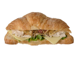 セブン-イレブン クロワッサンサンド チキン＆バジル 商品写真