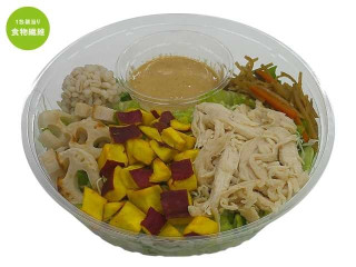 セブン-イレブン 蒸し鶏と根菜のサラダボウル 商品写真