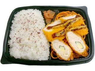 セブン-イレブン 2種盛り チーズチキンカツ弁当