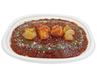 セブン-イレブン チキンのデミトマソース大盛パスタ