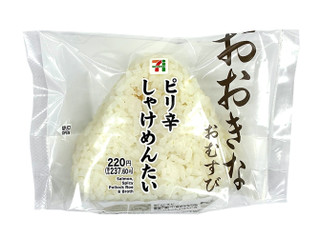 セブン-イレブン おおきなおむすびピリ辛しゃけめんたい（セブン