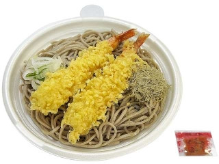 セブン-イレブン 福井県産玄蕎麦使用海老天そばとろろ昆布入り（セブン