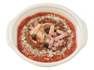 セブン-イレブン きのことベーコンのトマトスープパスタ