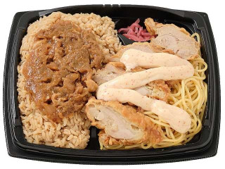 セブン-イレブン 唐辛子マヨネーズで食べる 豚焼肉＆唐揚げ