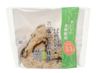 セブン-イレブン ぷちもち食感！もち麦おむすび 塩こんぶ枝豆