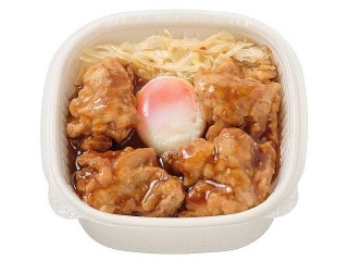 セブン-イレブン やみつきニンニク醤油の温玉唐揚げ丼